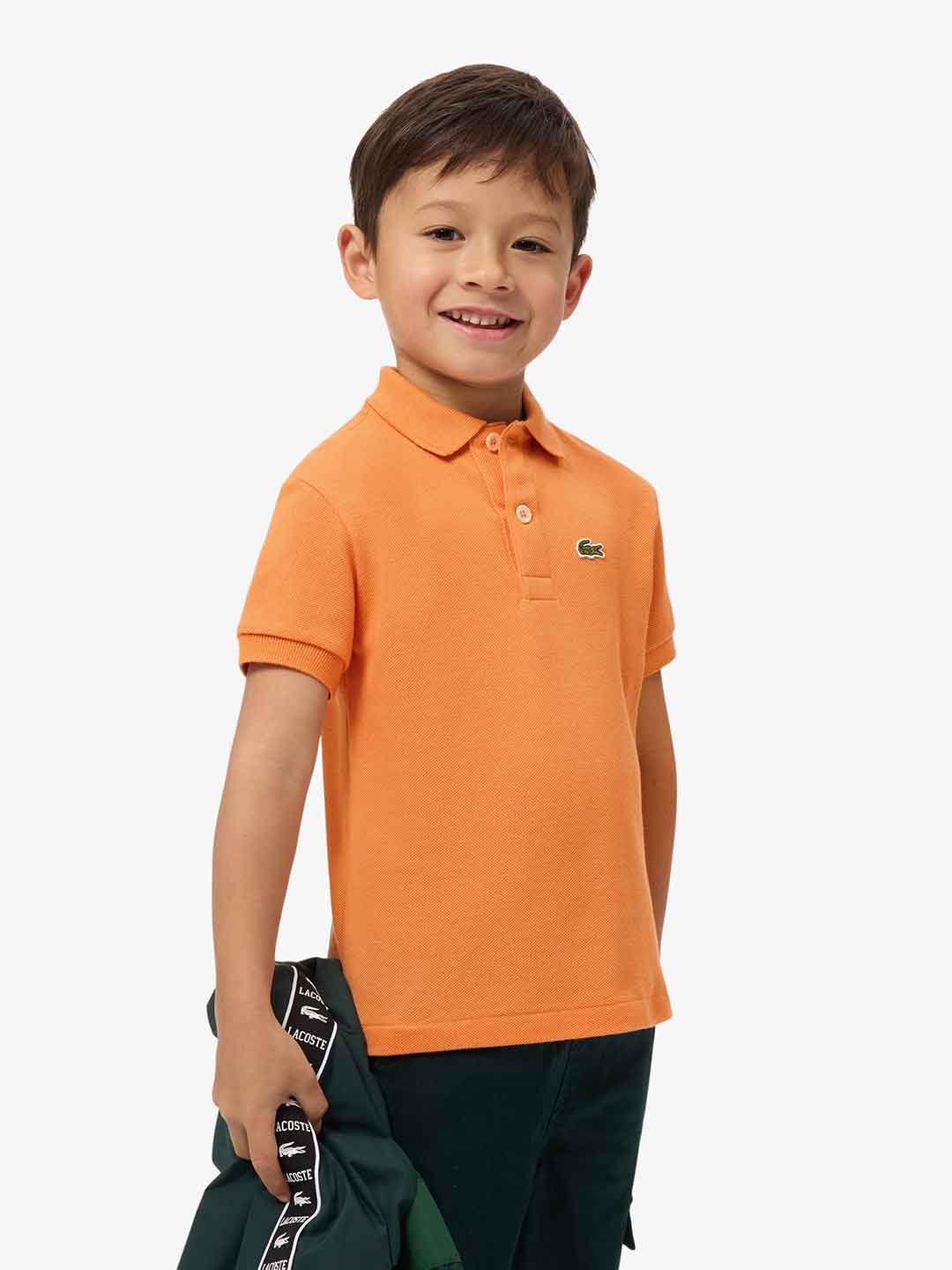 Lacoste t-shirt kids arancio 2-7 anni 847354 NA7 ARANCIO LACOSTE 