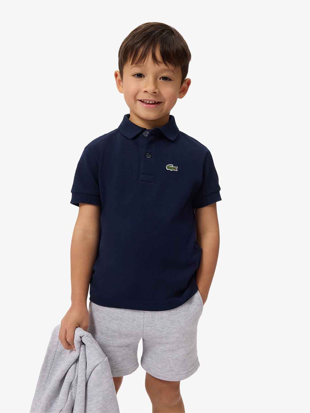 Lacoste polo kids blu 2-5 anni 847354 UGW BLU LACOSTE 
