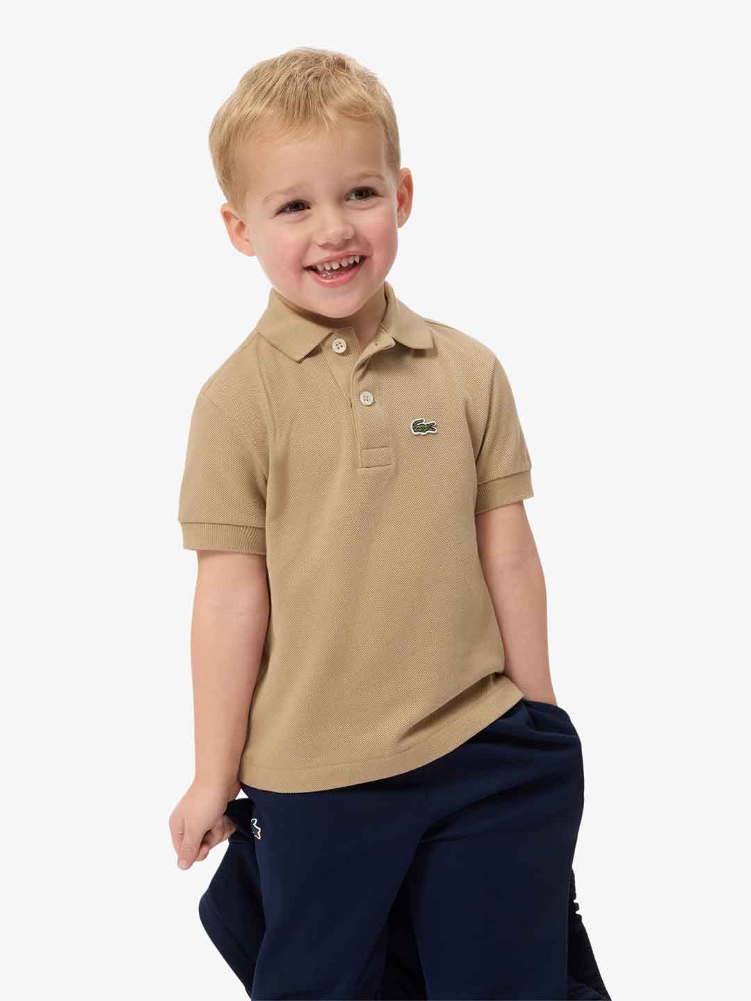 Lacoste t-shirt kids beige 8-16 anni 947354 02S BEIGE LACOSTE 