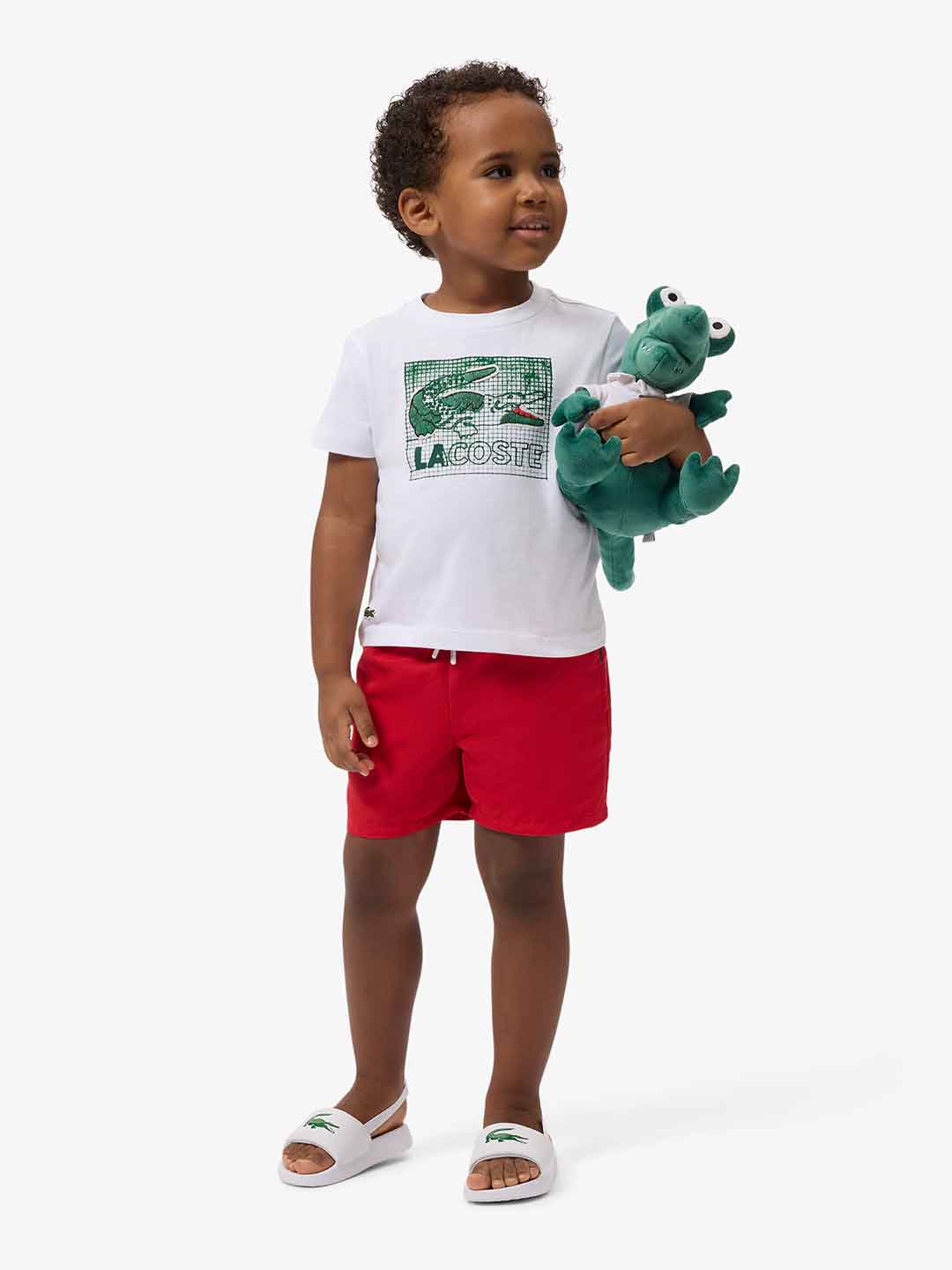 Lacoste costume kids rosso con logo 8-16 anni 947462 RCJ ROSSO LACOSTE 