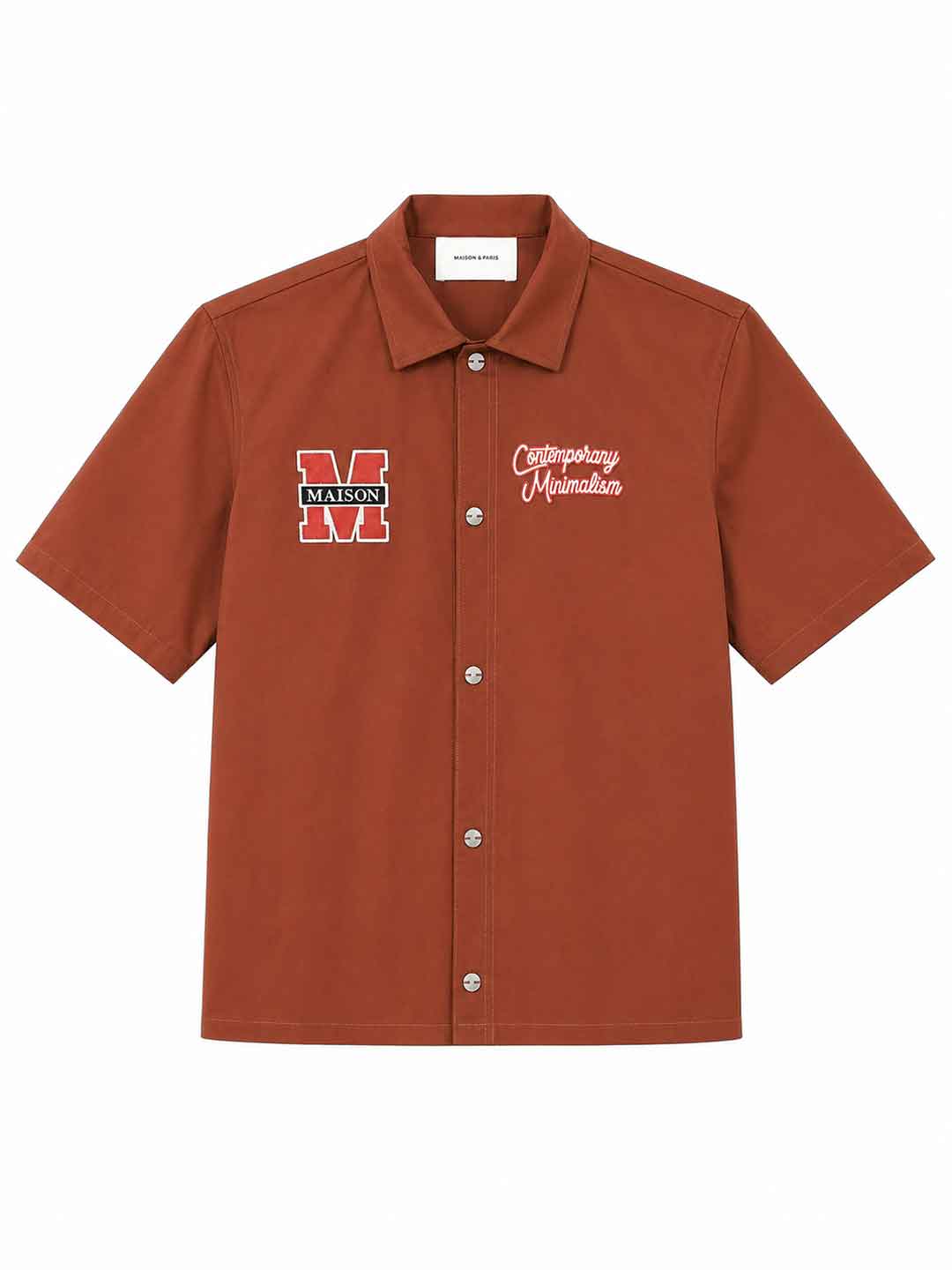 M9P camicia bordeaux mezza manica 488 BORDEAUX M9P 