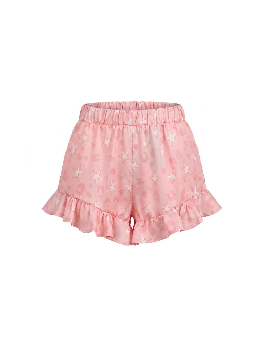 Marc Ellis shorts kids rosa con stampa stelle 4-16 anni JMJSO03303 ROSA MARC ELLIS 