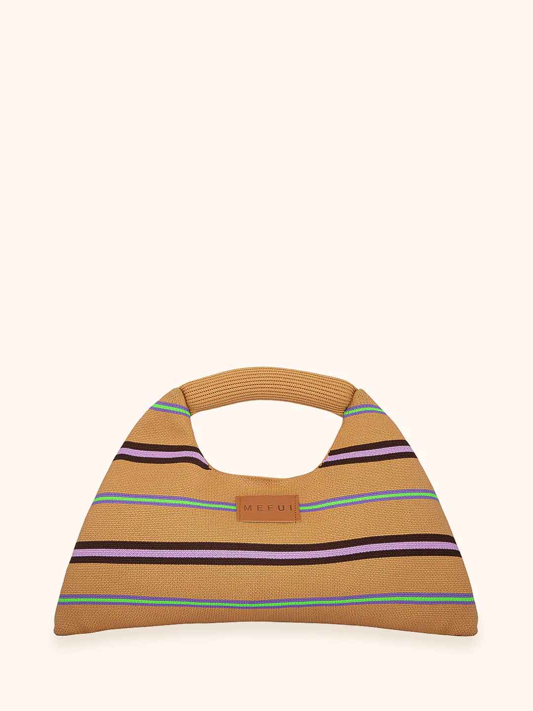 Me Fui borsa beige a righe mini bag MA26-SW0110BG BEIGE ME FUI 