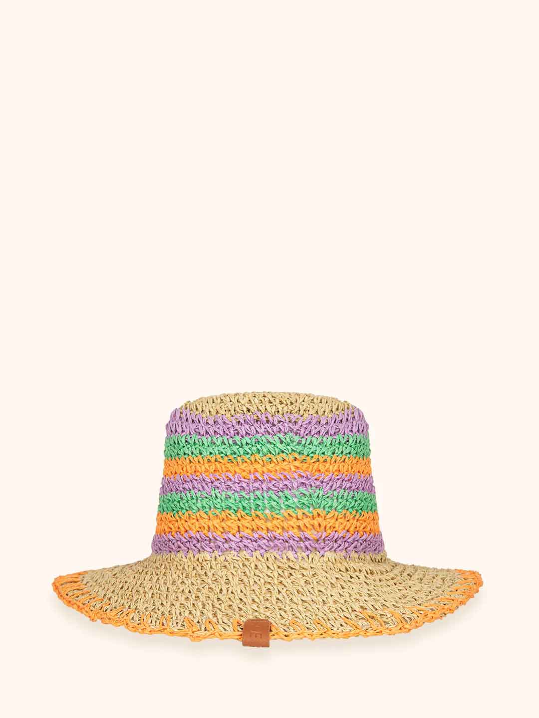 Me Fui cappello arancio a righe MA26-SW0210BG ARANCIO ME FUI 