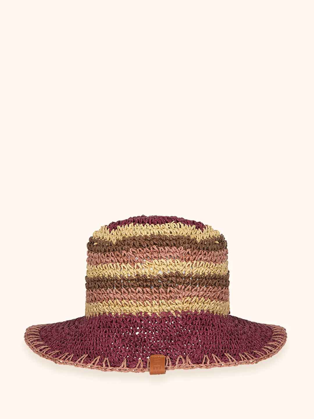 Me Fui cappello viola a righe MA26-SW0210PL VIOLA ME FUI 