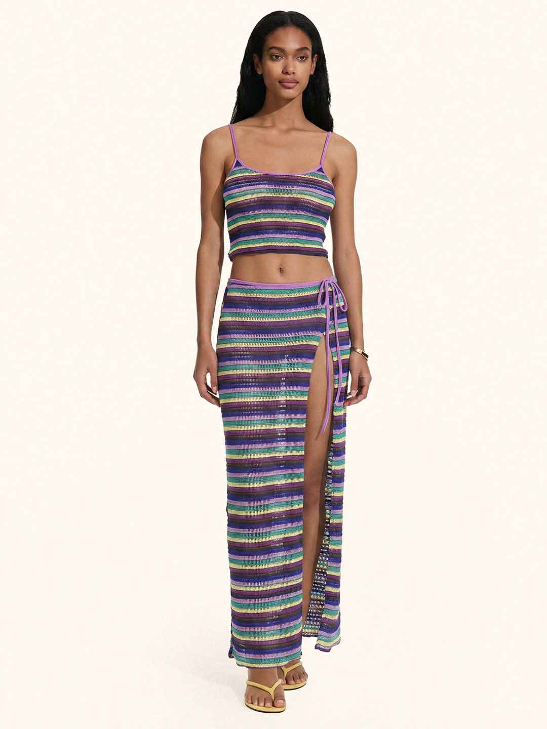 Me Fui top a fantasia in crochet crop MF26-SW0814MC FANTASIA ME FUI 