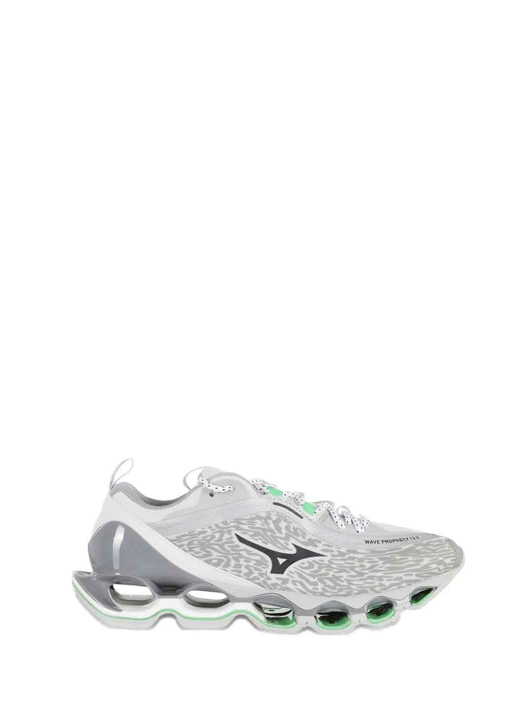 Mizuno Wave Prophecy 13.2 snakers grigio e verde D1GA261303 GRIGIO MIZUNO 