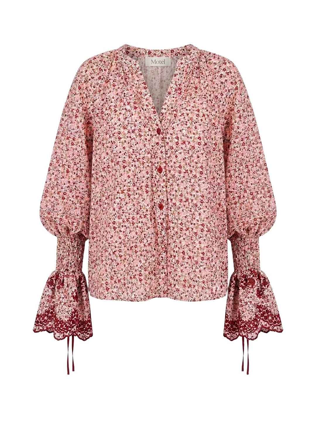 Motel fantasia a fiori camicia S26C754 FANTASIA MOTEL 