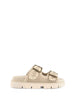 Mou Bio Sandal Two Buckles sandali grigio
