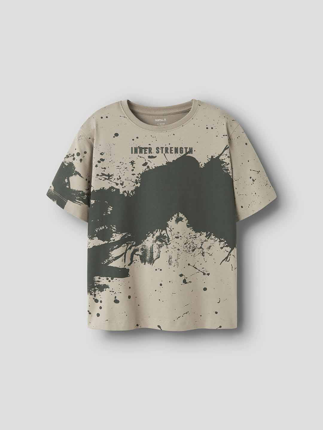 Name It t-shirt kids beige effetto pittura 13252591 BEIGE NAME IT 