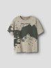 Name It t-shirt kids beige effetto pittura