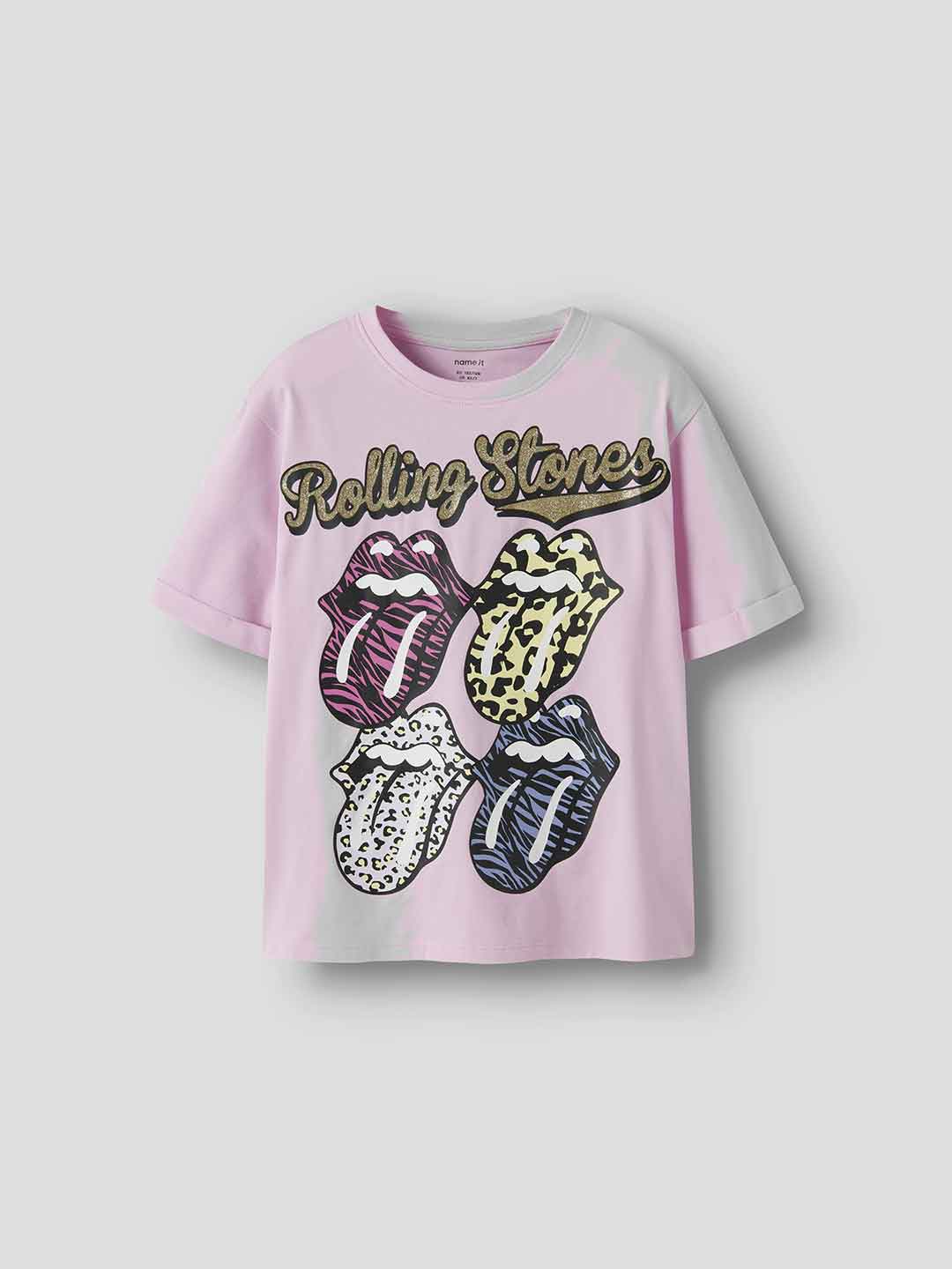 Name It t-shirt kids rosa con stampa 13254174 ROSA NAME IT 