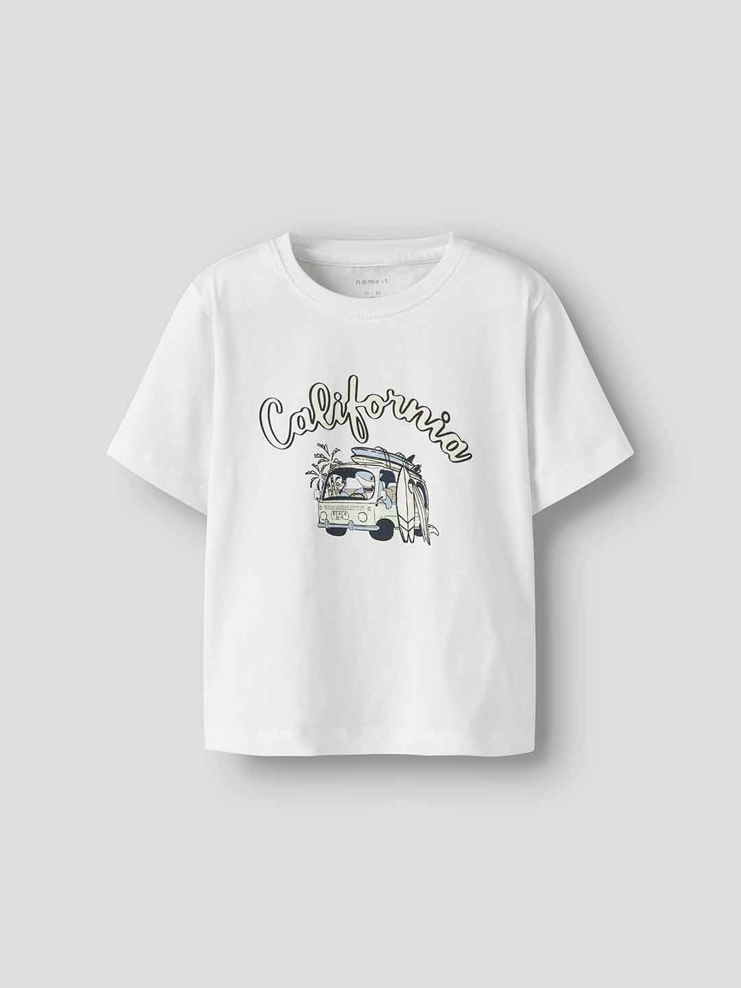 Name It t-shirt kids bianco California 13254310 BIANCO NAME IT 