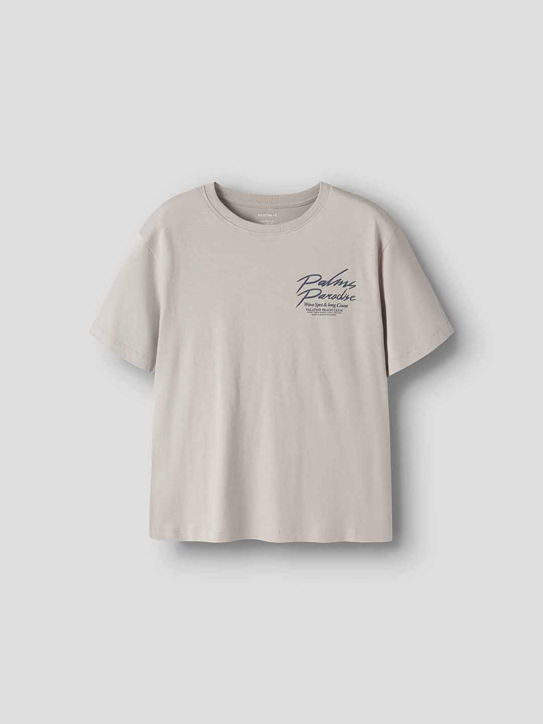 Name It t-shirt kids beige con palme 13254318 BEIGE NAME IT 