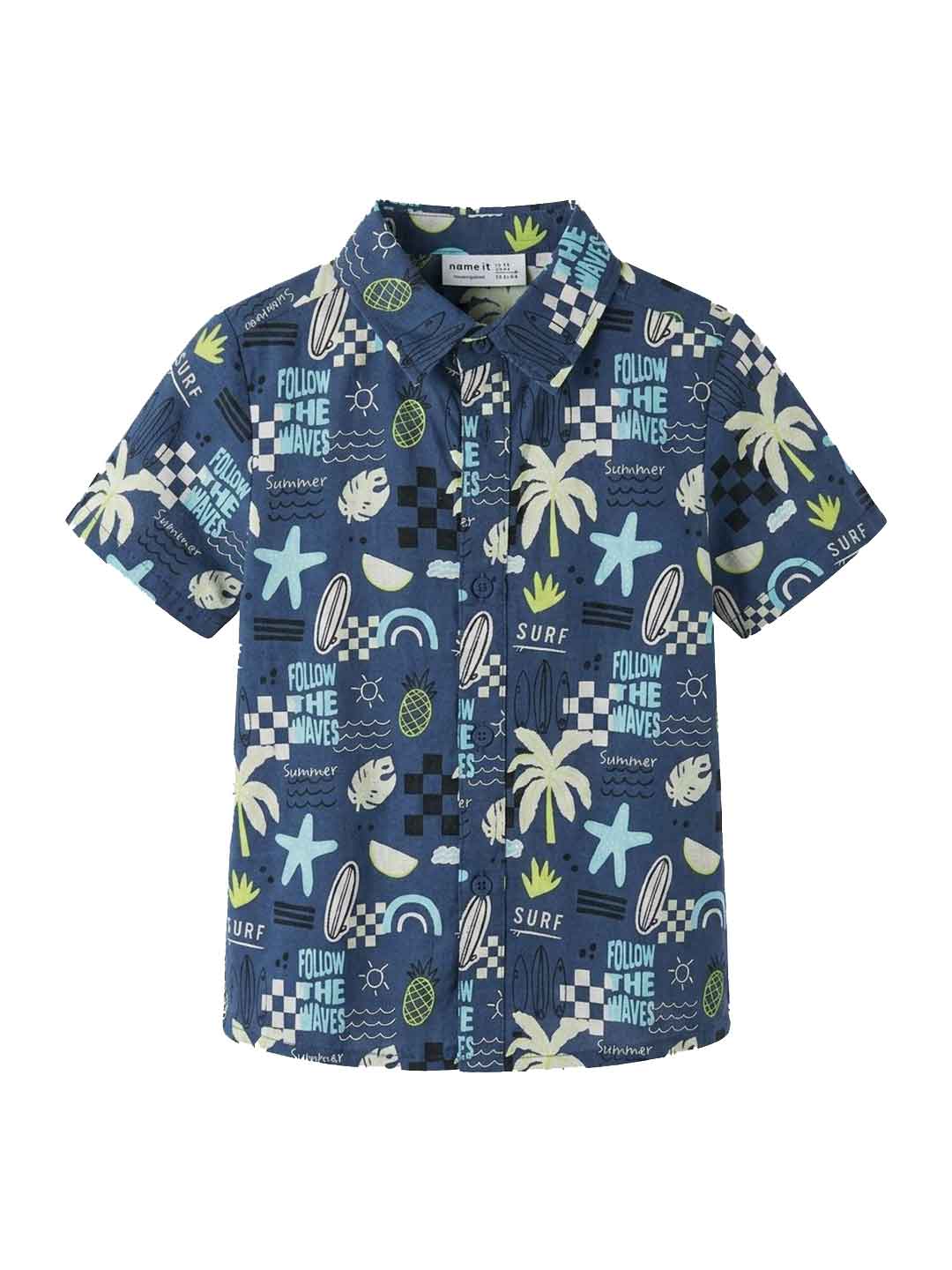 Name It camicia kids blu a fantasia 3-8 anni 13254541 BLU NAME IT 