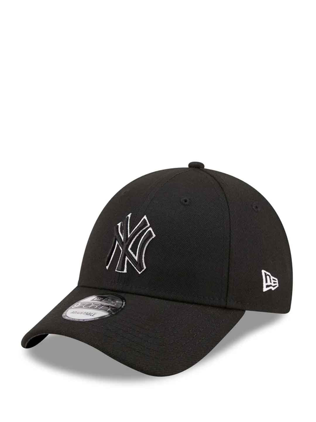 New Era 9Forty cappello nero outline 60184647 NERO NEW ERA 
