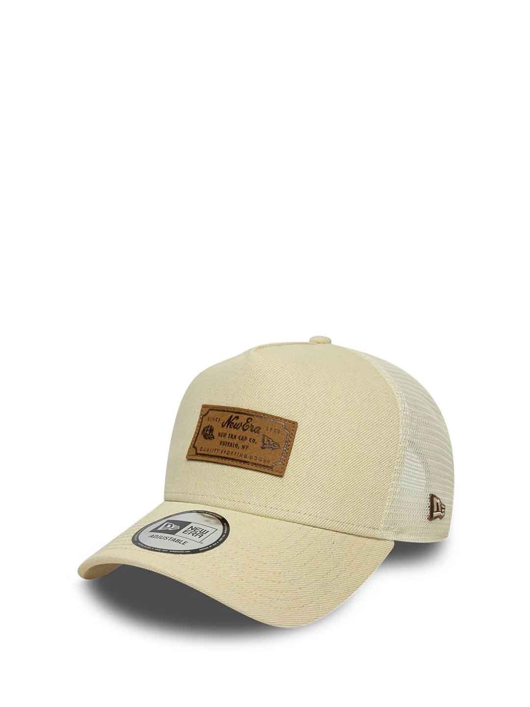 New Era 9Forty cappello beige con patch 60856333 BEIGE NEW ERA 