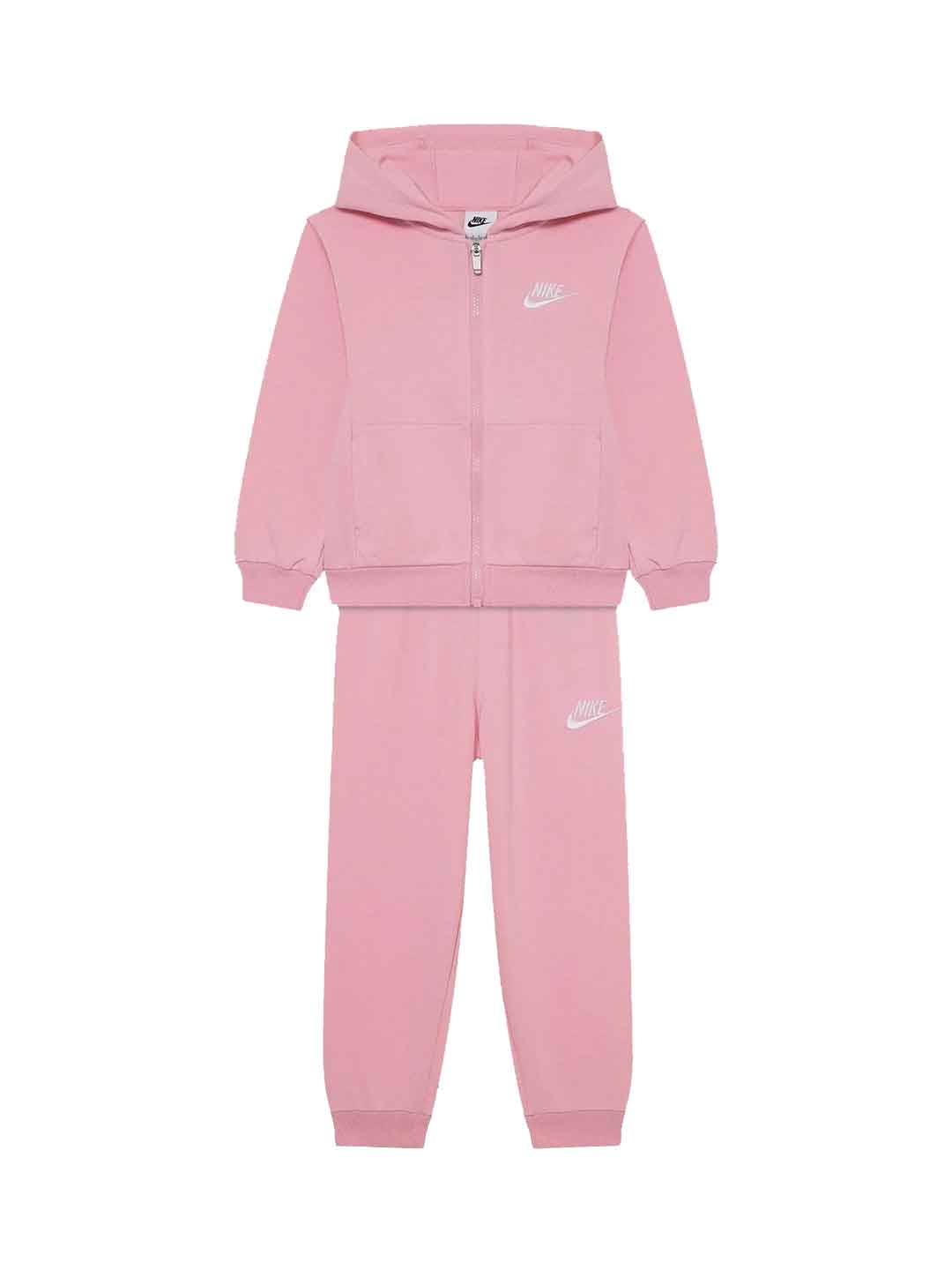 Nike coordinato kids rosa con zip 12-24 mesi 66M485 A0W ROSA NIKE 