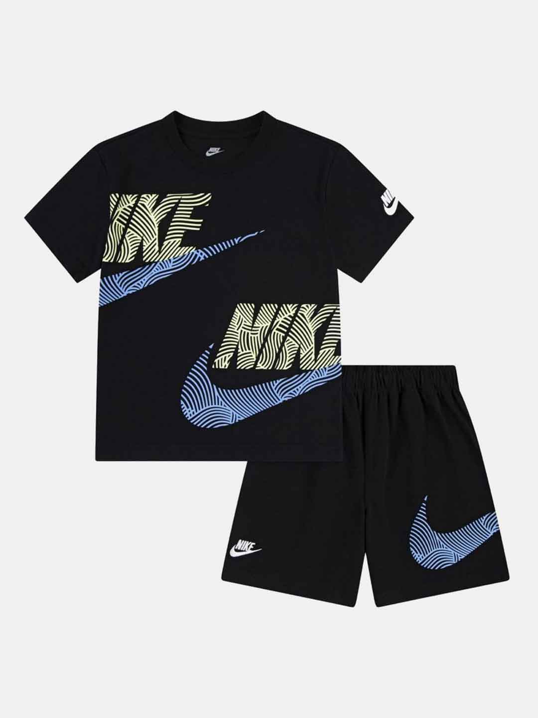 Nike coordinato kids nero 12-24 mesi 66N737 023 NERO NIKE 