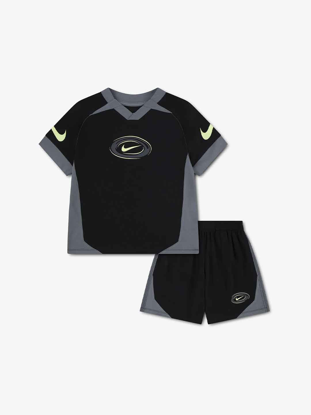 Nike coordinato kids nero 12-24 mesi 66N944 023 NERO NIKE 