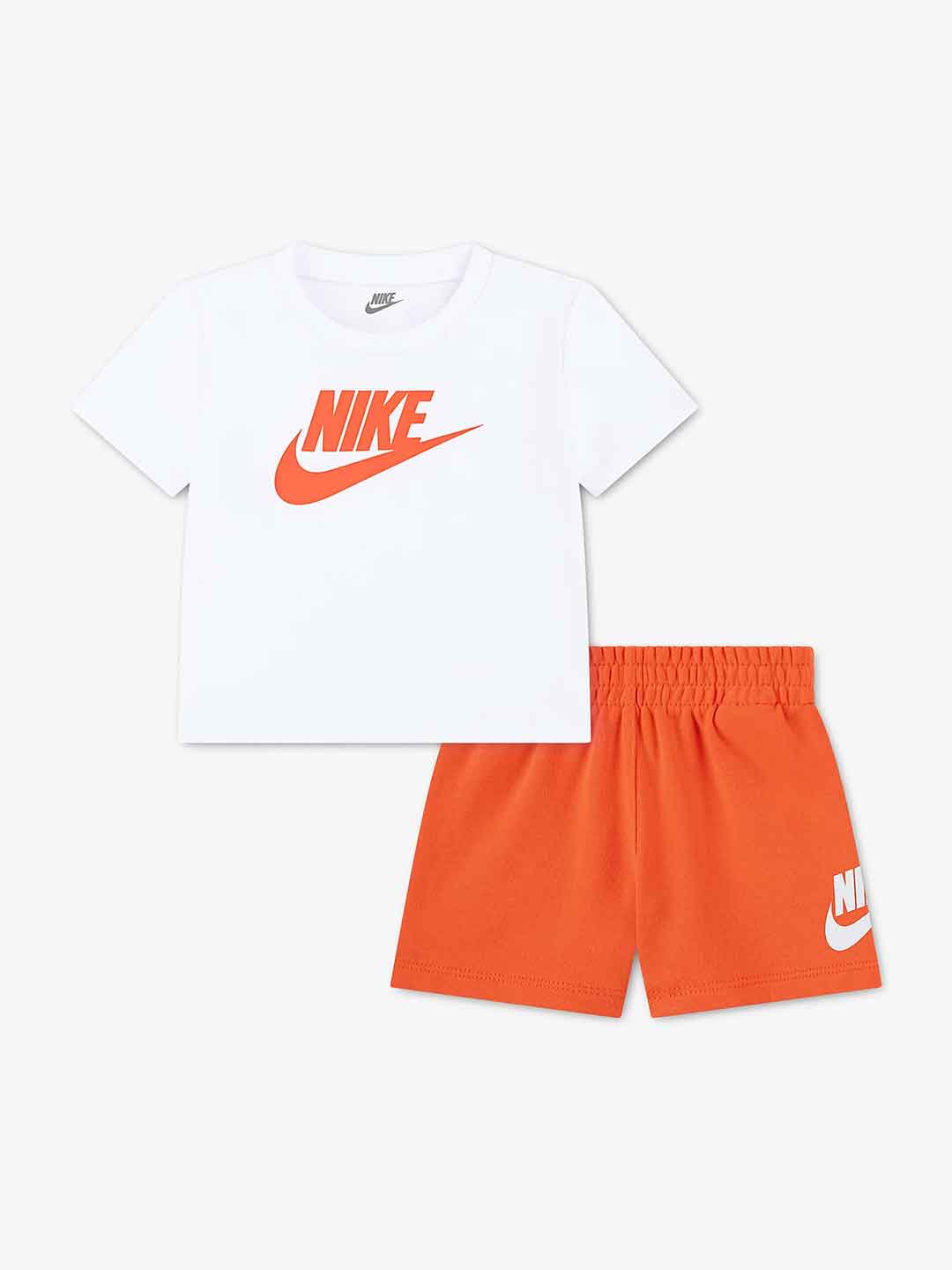 Nike coordinato kids bianco e arancio 2-7 anni 86L596 N33 BIANCO NIKE 