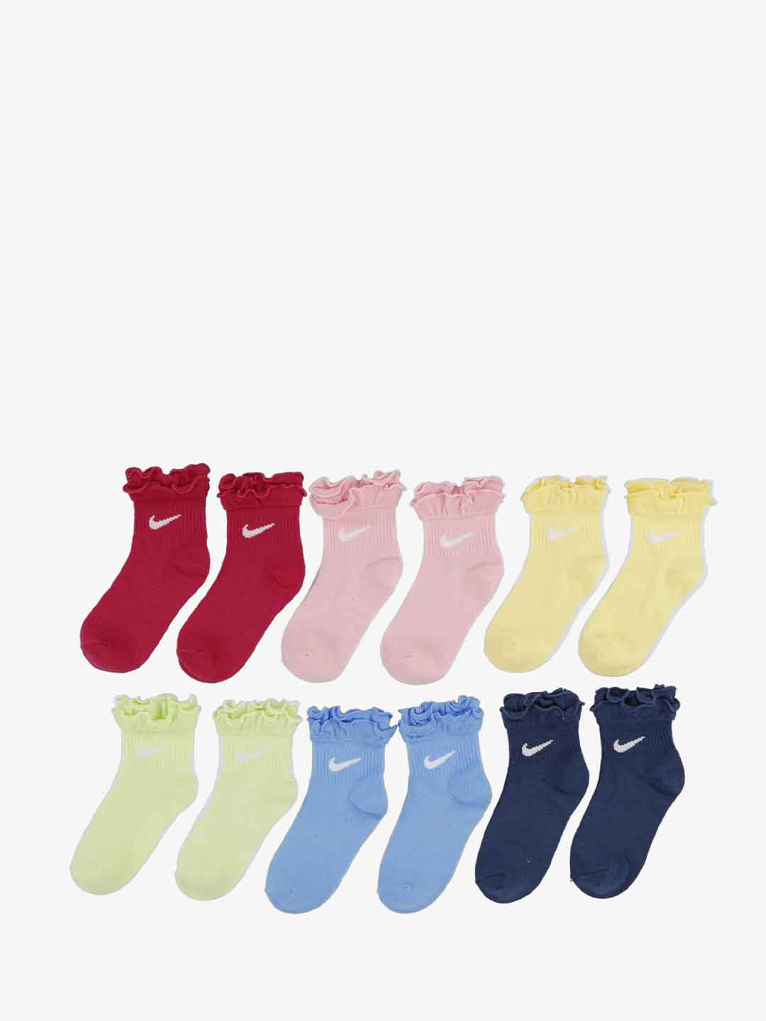 Nike calzini kids rosa set da 6 paia con volant GN0925 V12 ROSA NIKE 