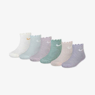 Nike calzini kids beige set da 6 paia multicolor GN1232 W0C BEIGE NIKE 