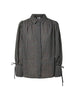 Pieces camicia marrone a quadri