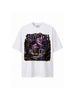 Present Day t-shirt bianco con teschio