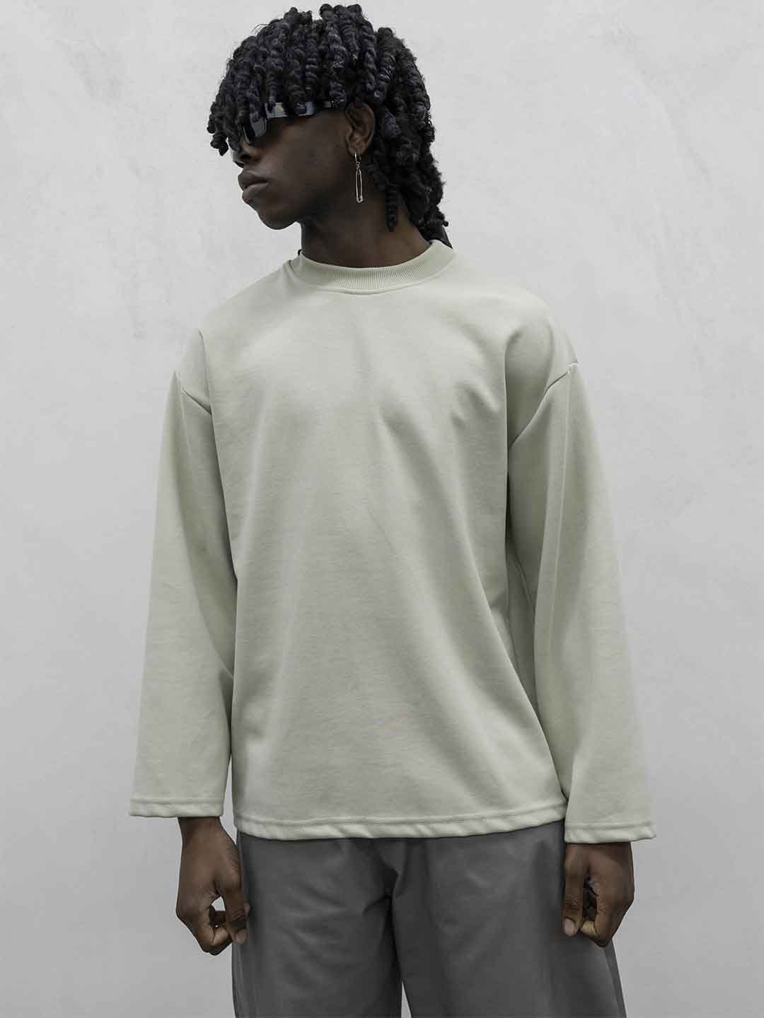 Present Day Long t-shirt beige manica lunga PRS061 BEIGE PRESENT DAY 