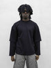 Present Day t-shirt nero doppia manica