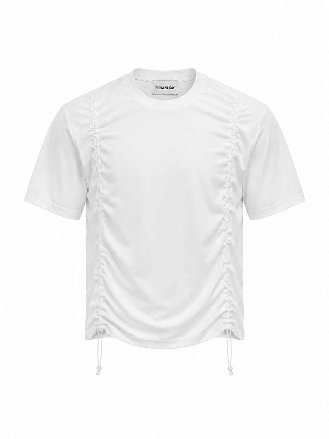 Present Day t-shirt bianco con coulisse PRS157 BIANCO PRESENT DAY 