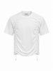 Present Day t-shirt bianco con coulisse