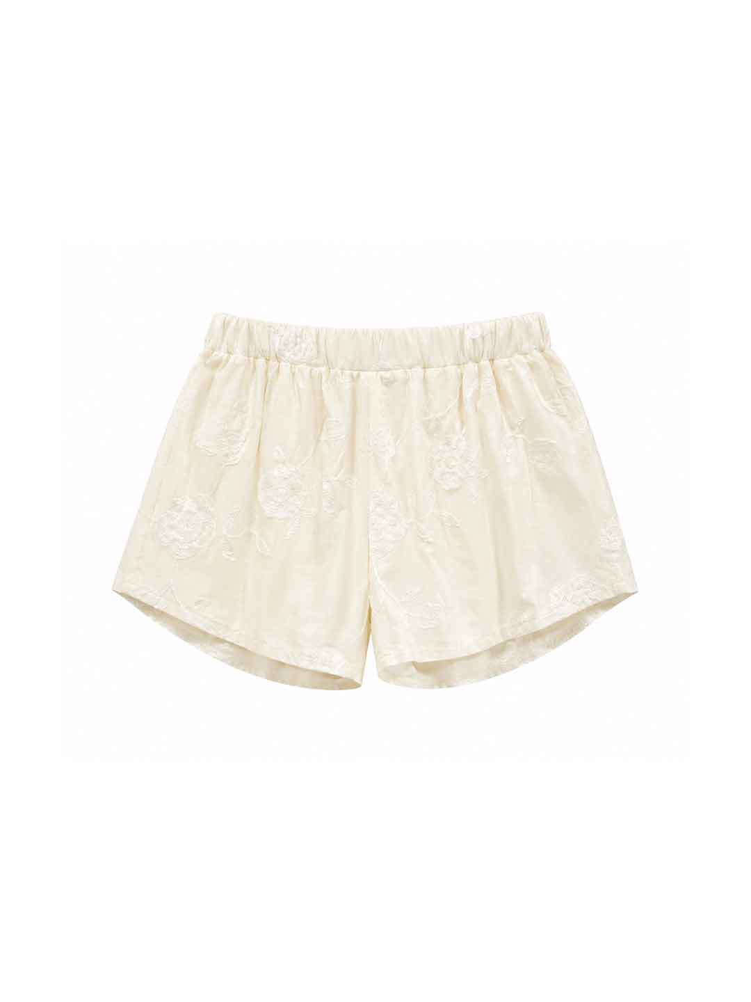 Pype shorts kids panna con ricami 6-14 anni FIJI PANNA PYPE 