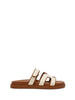 Steve Madden Missile sandali cuoio in rafia