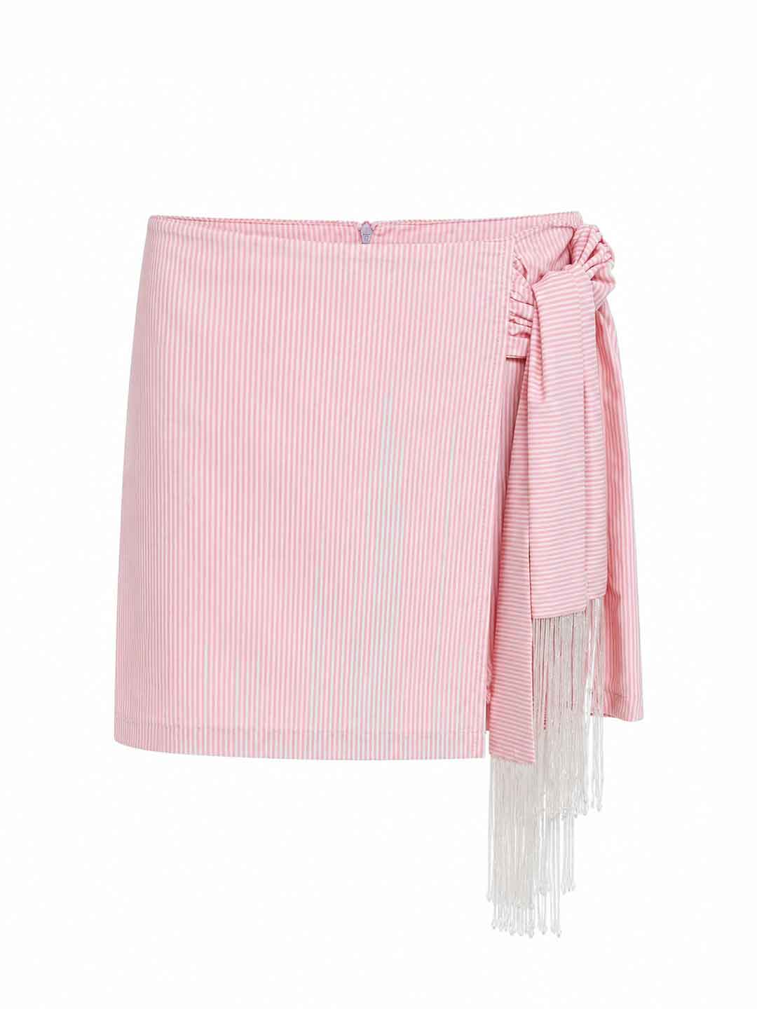 Tensione In gonna rosa a righe PE260418 ROSA TENSIONE IN 