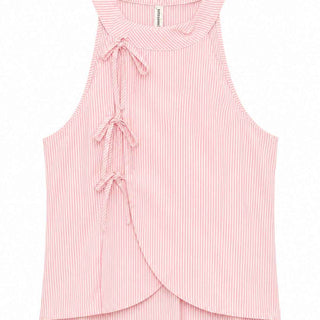 Tensione In top rosa a righe PE260419 ROSA TENSIONE IN 