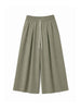 Tokyo Super Pinces pantalone verde in lino