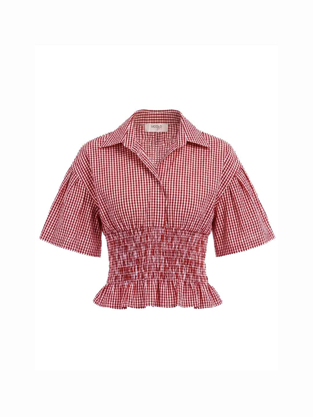 Vicolo camicia kids rosso a quadri 2-14 anni 3146C00422 ROSSO VICOLO 