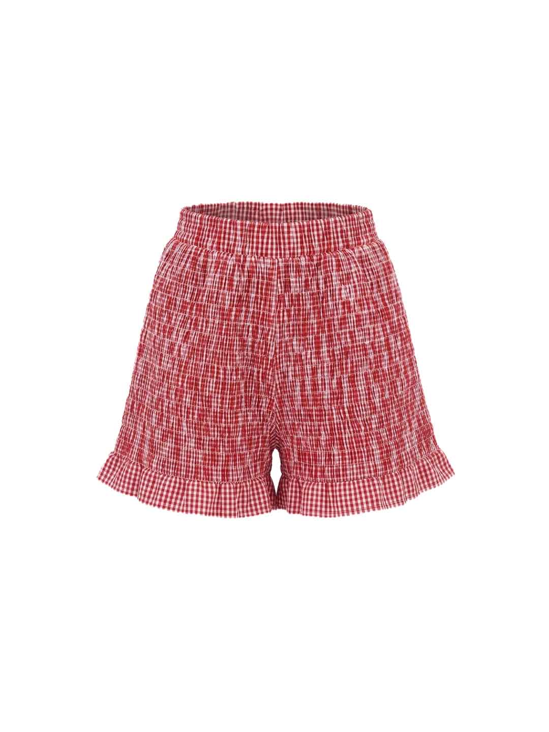 Vicolo shorts kids rosso a quadri 4-14 anni 3146S00423 ROSSO VICOLO 