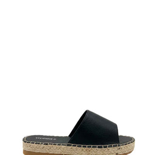 Vivienne D sandalo nero espadrillas VST013 NERO VIVIENNE D 