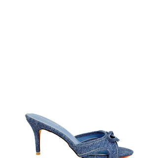 Vivienne D sabot in jeans con tacco VST026 jeans VIVIENNE D 