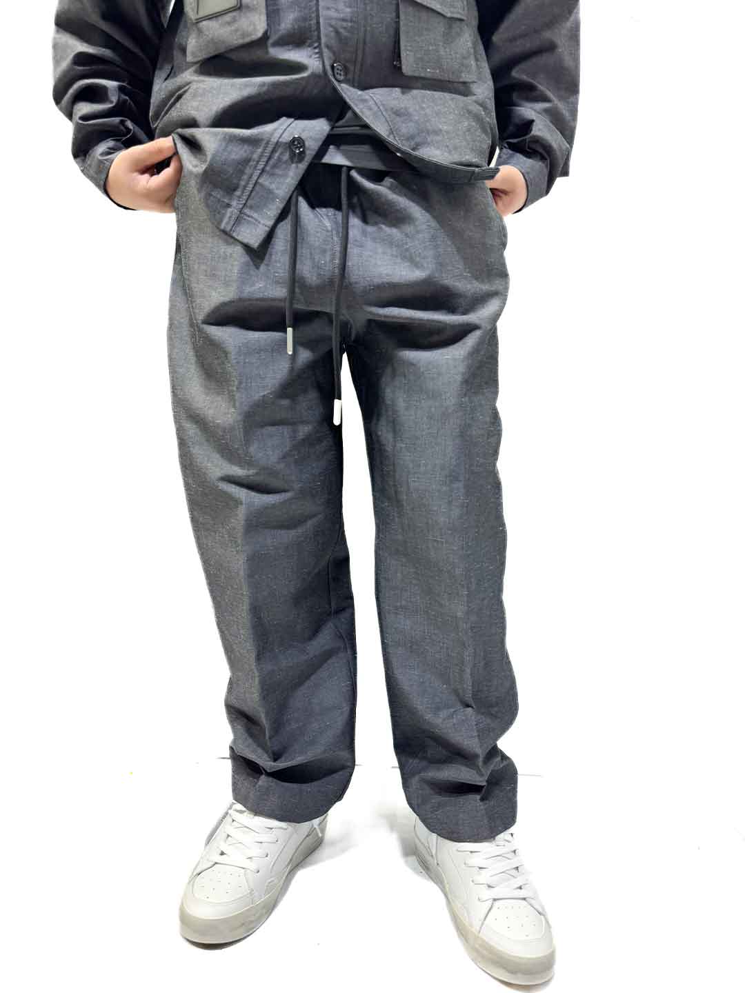 Yes London pantalone kids grigio JR3121 GRIGIO YES LONDON 