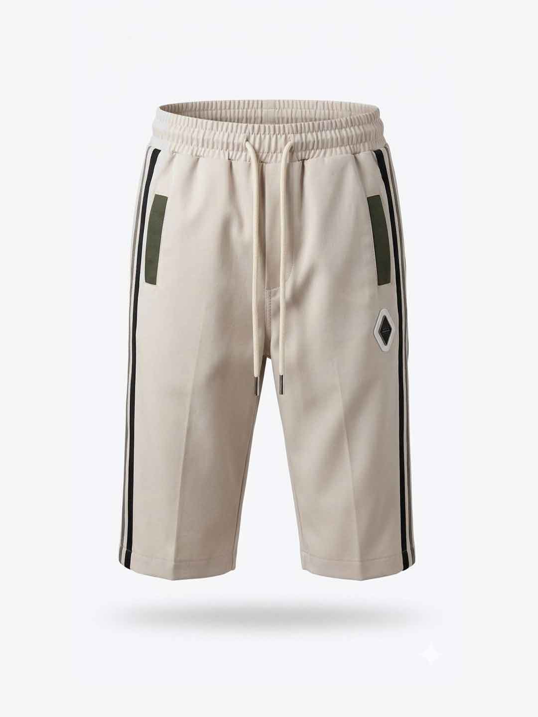 Yes London pantalone kids panna con bande verdi 2-16 anni JR3133 PANNA YES LONDON 