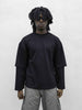 Present Day t-shirt nero doppia manica