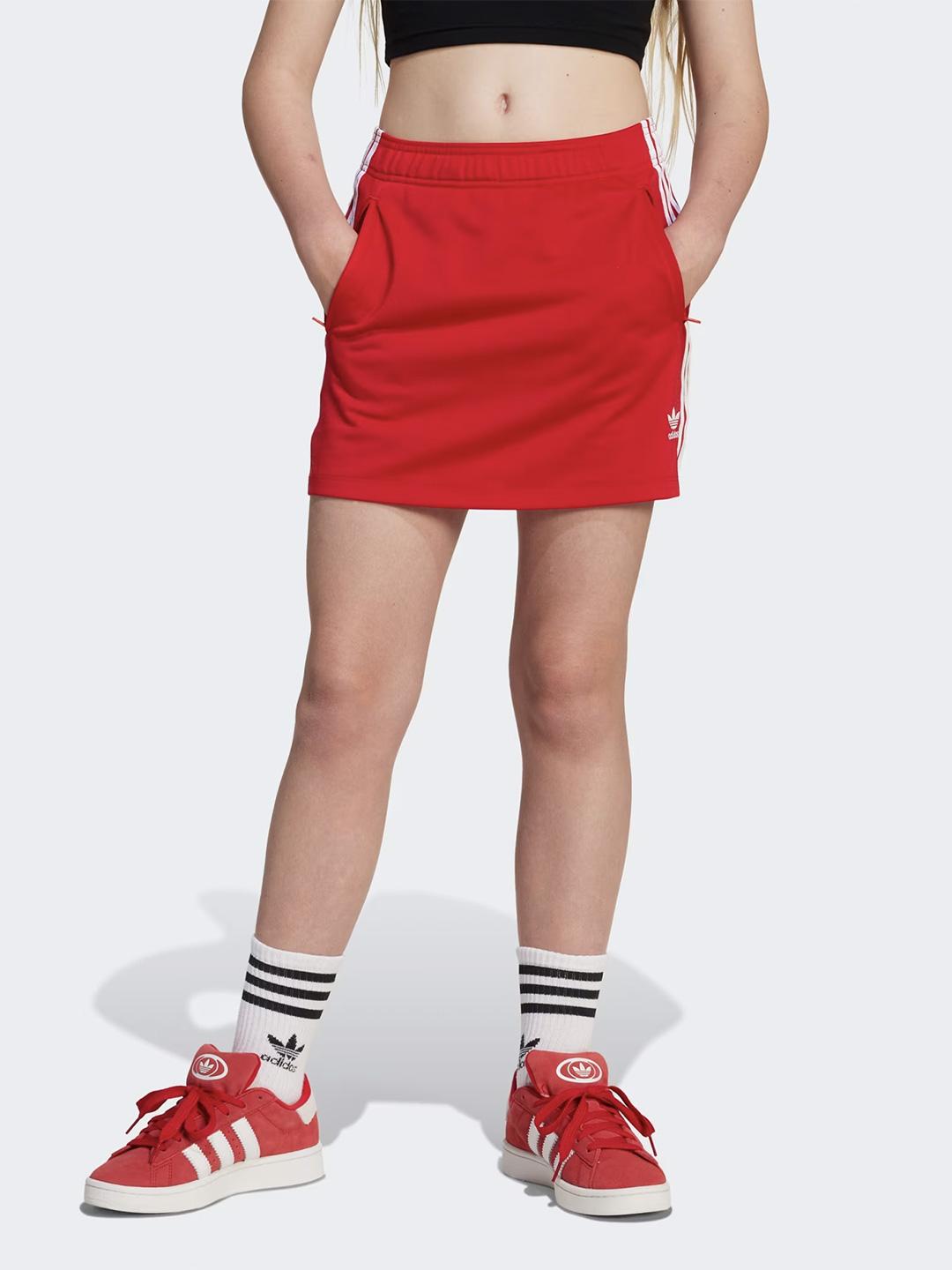 Adidas Firebird gonna kids rosso corta JC9136 ROSSO ADIDAS 
