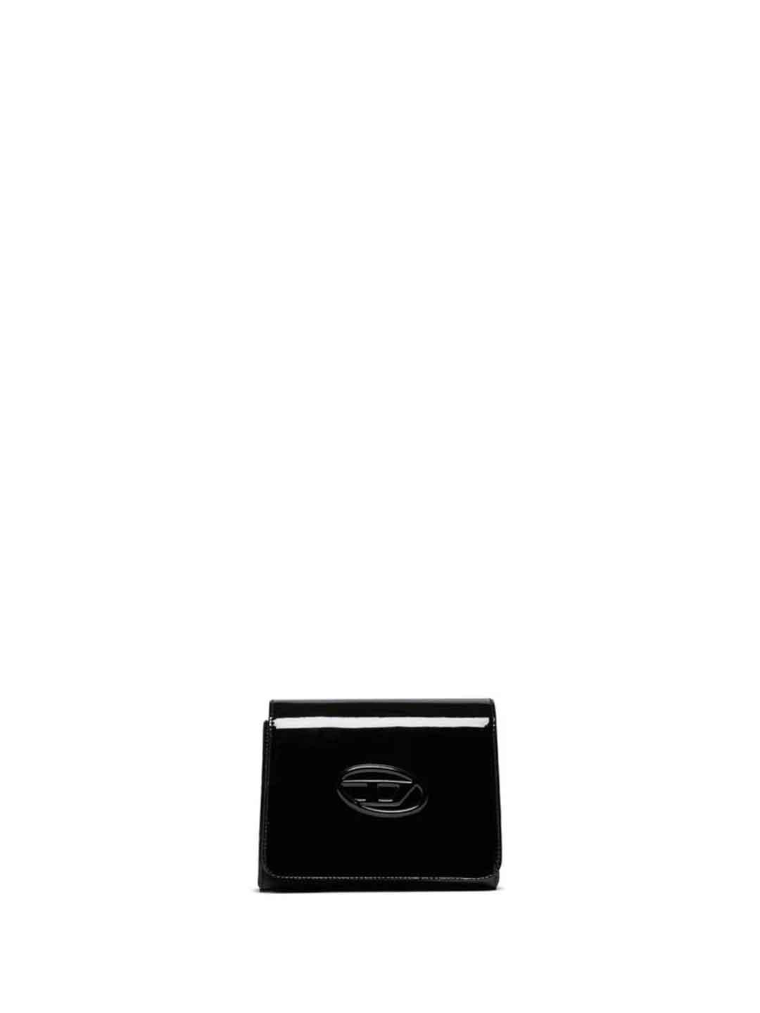 Diesel Wrose borsa nero in vernice J02522 KXBQ6 NERO DIESEL 
