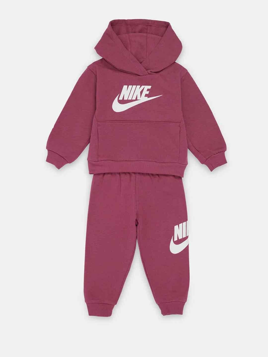 Nike coordinato kids rosa con cappuccio 66L135-ADZ ROSA NIKE 