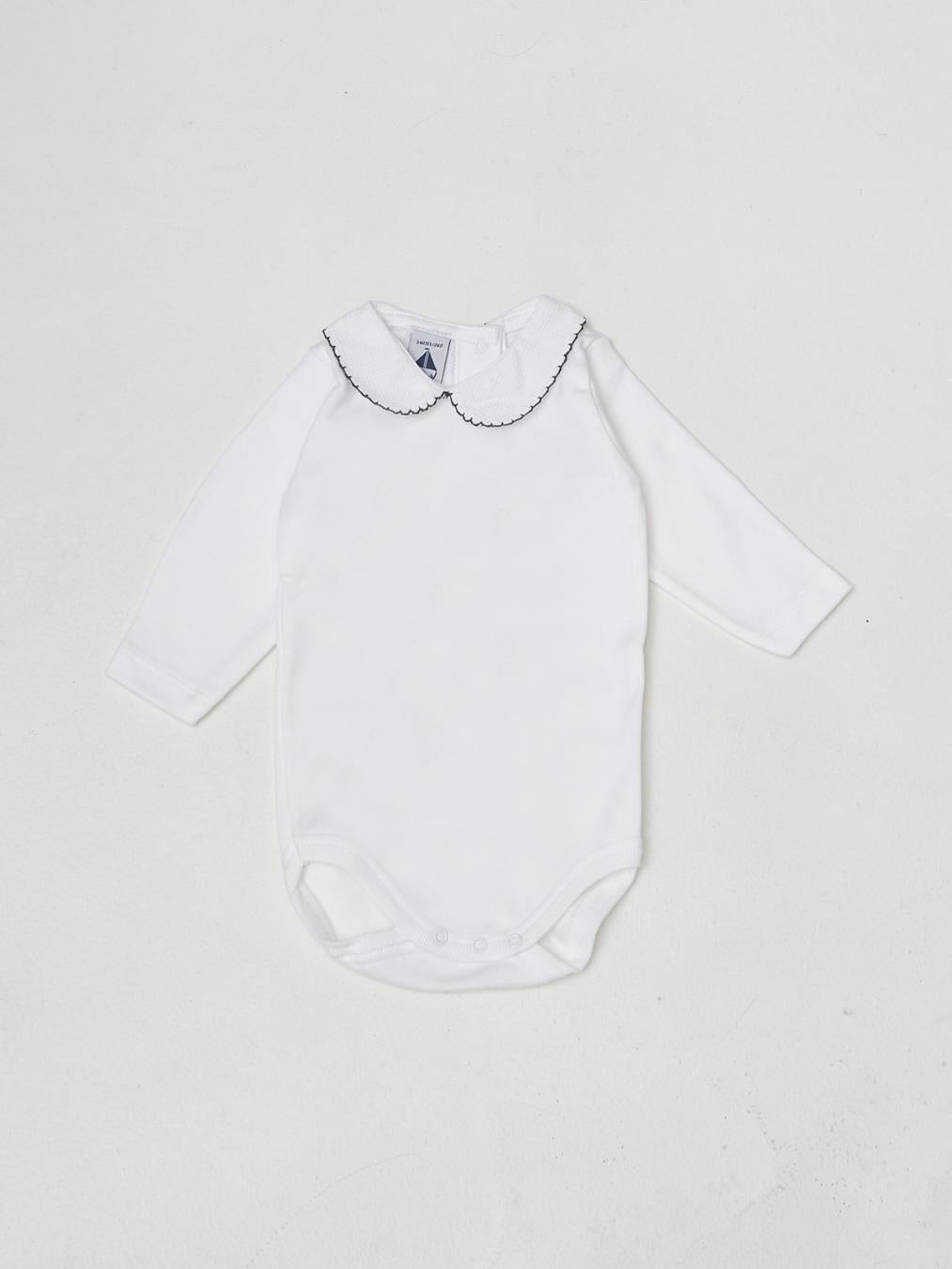 Babidu body  bianco con bordino verde neonati 1188 VERDE BABIDU 