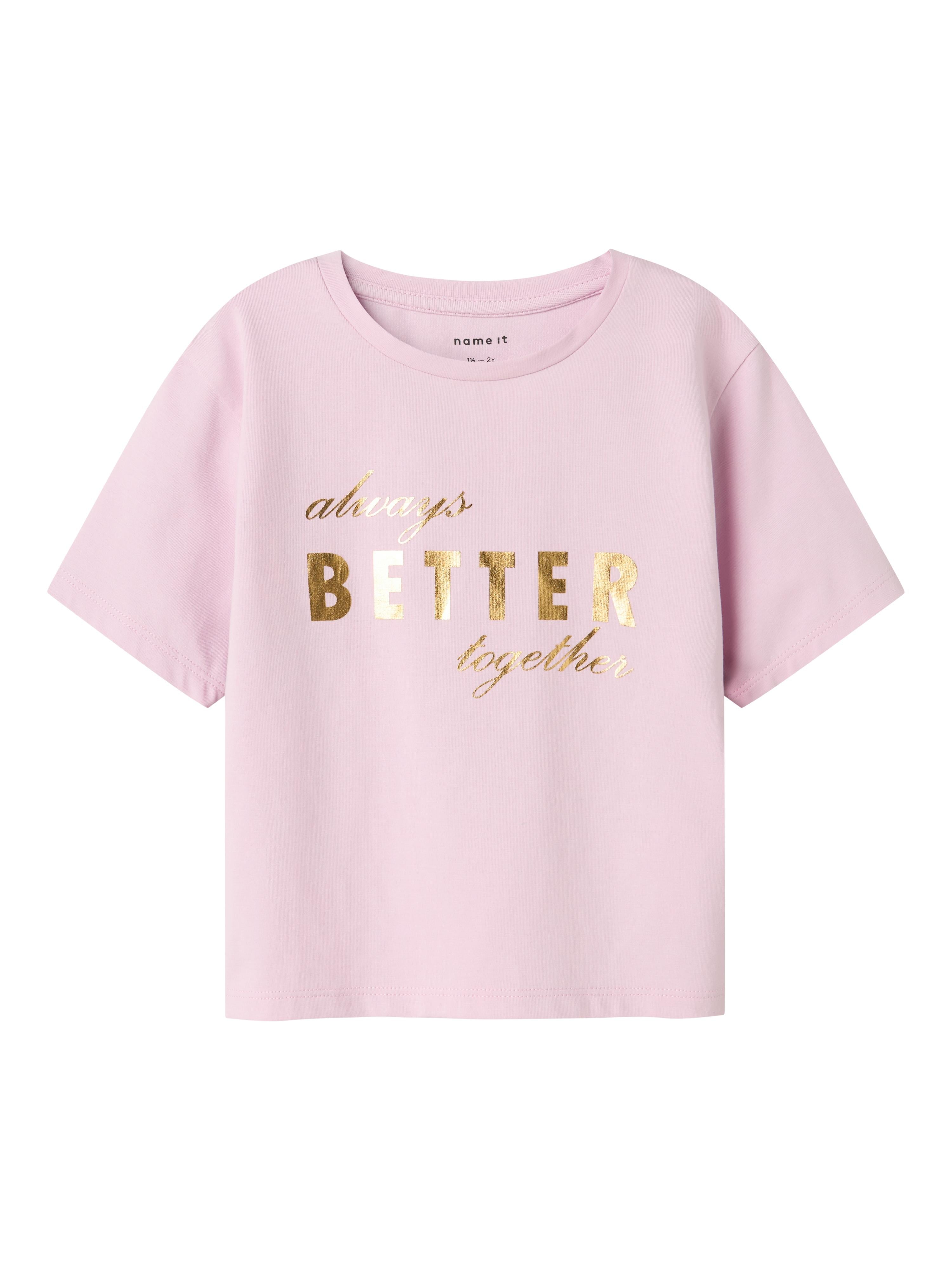Name It t-shirt kids rosa Always Better 13240257 ROSA NAME IT 